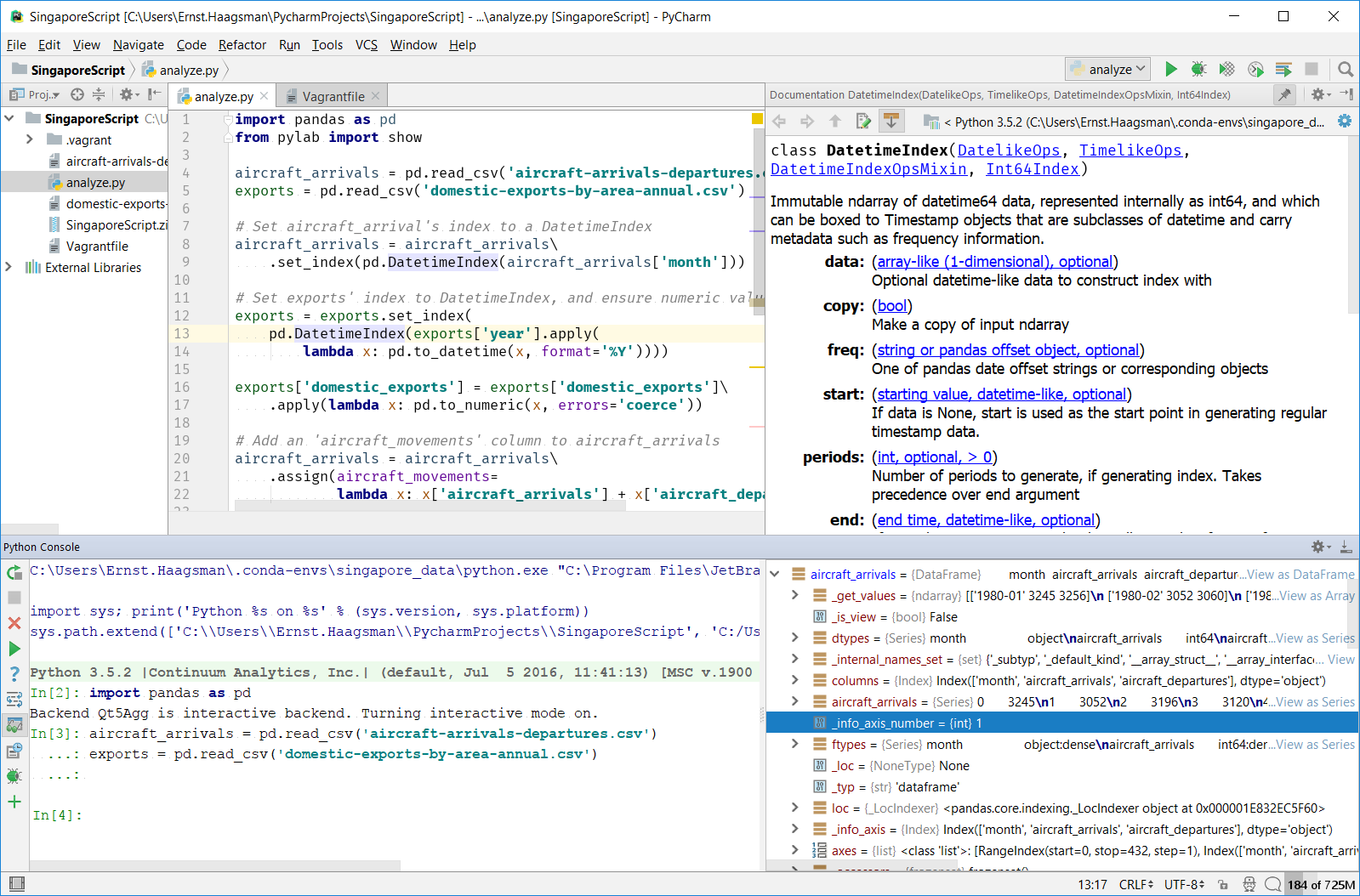 pycharm scientific mode